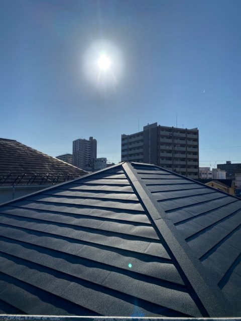 滋賀県草津市で屋根の上張りと外壁リフォーム