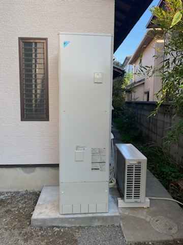 滋賀県草津市で電気温水器から、エコキュートへ交換リフォーム工事！