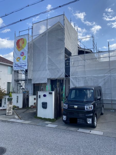 滋賀守山で屋根・外壁塗装リフォーム工事