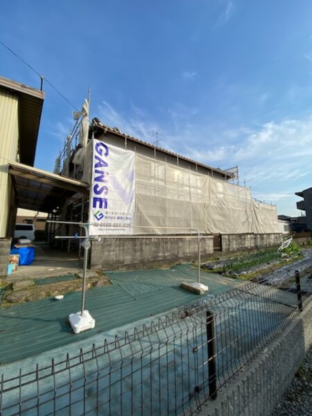 滋賀草津市の外壁張替えリフォーム工事